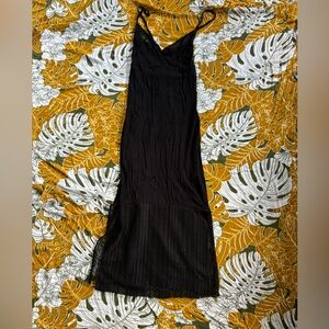 LBD Cut out black dress. Jersey.